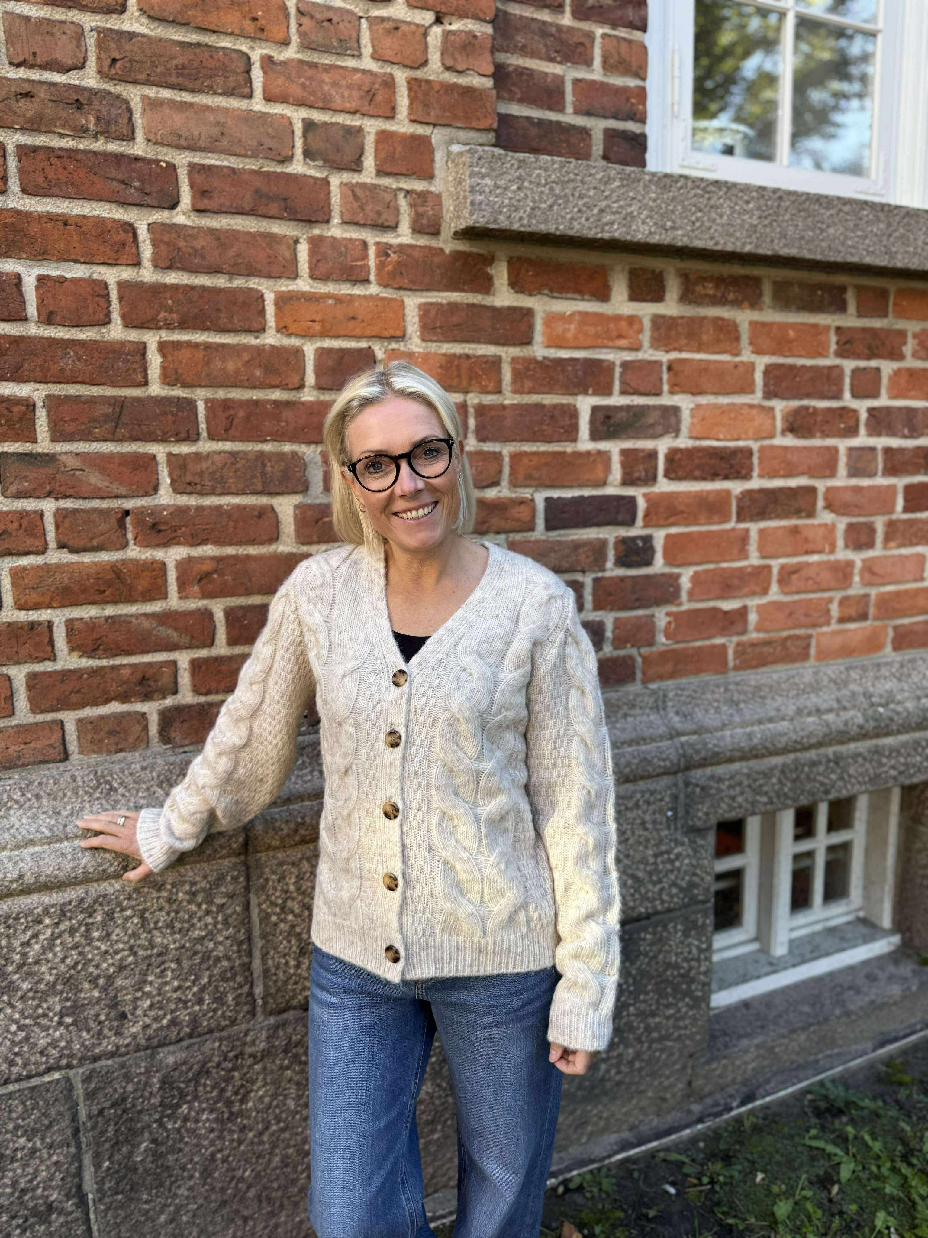 PCNINA Knit Cardigan - Birch